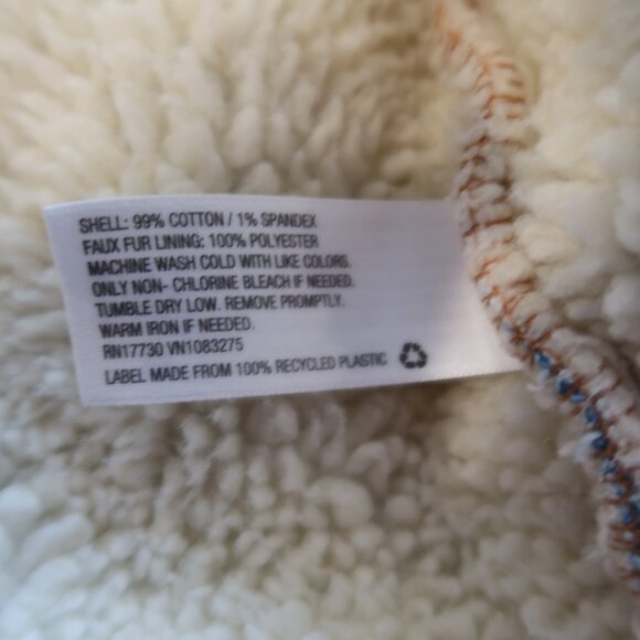 Universal Threads Jean Jacket Sherpa Lining Light Wash - SMALL - Picture 8 of 8